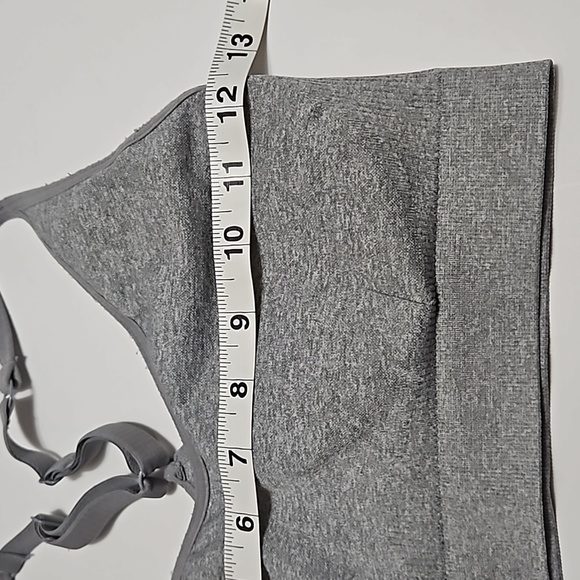 PRO FIT ADJUSTABLE STRAPS SPORTS BRA GRAY TOP SIZE M #W-450 - Picture 6 of 6
